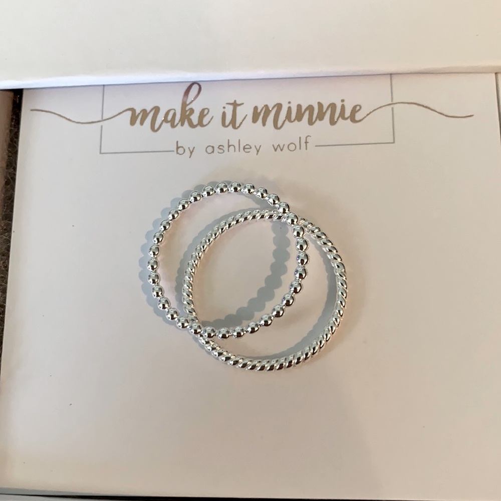 Make it Minnie Dainty Stacker Ring Set size 9